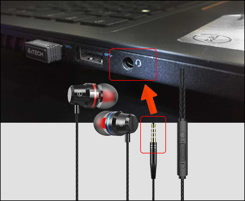 Trường hợp 1, tay nghe có một jack cắm